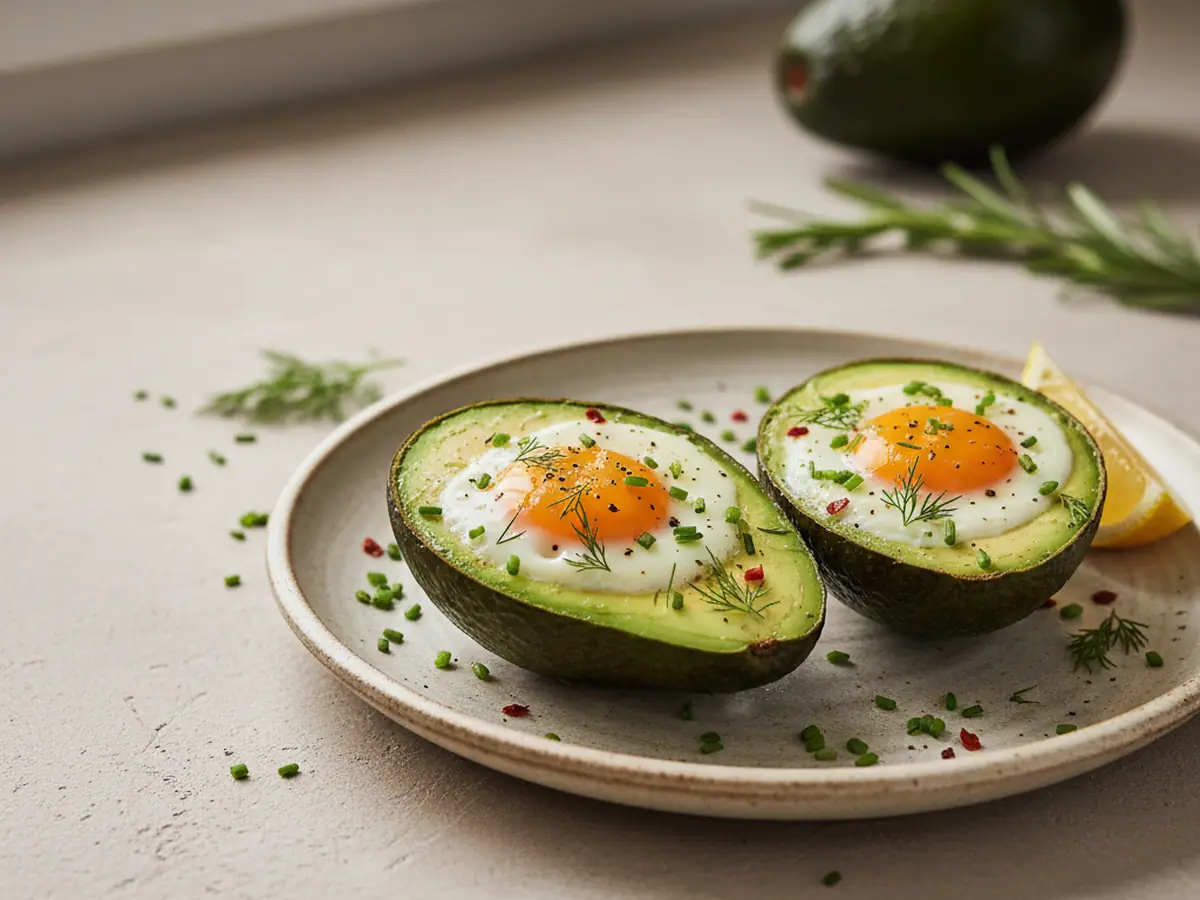 Avocado Baked Eggs