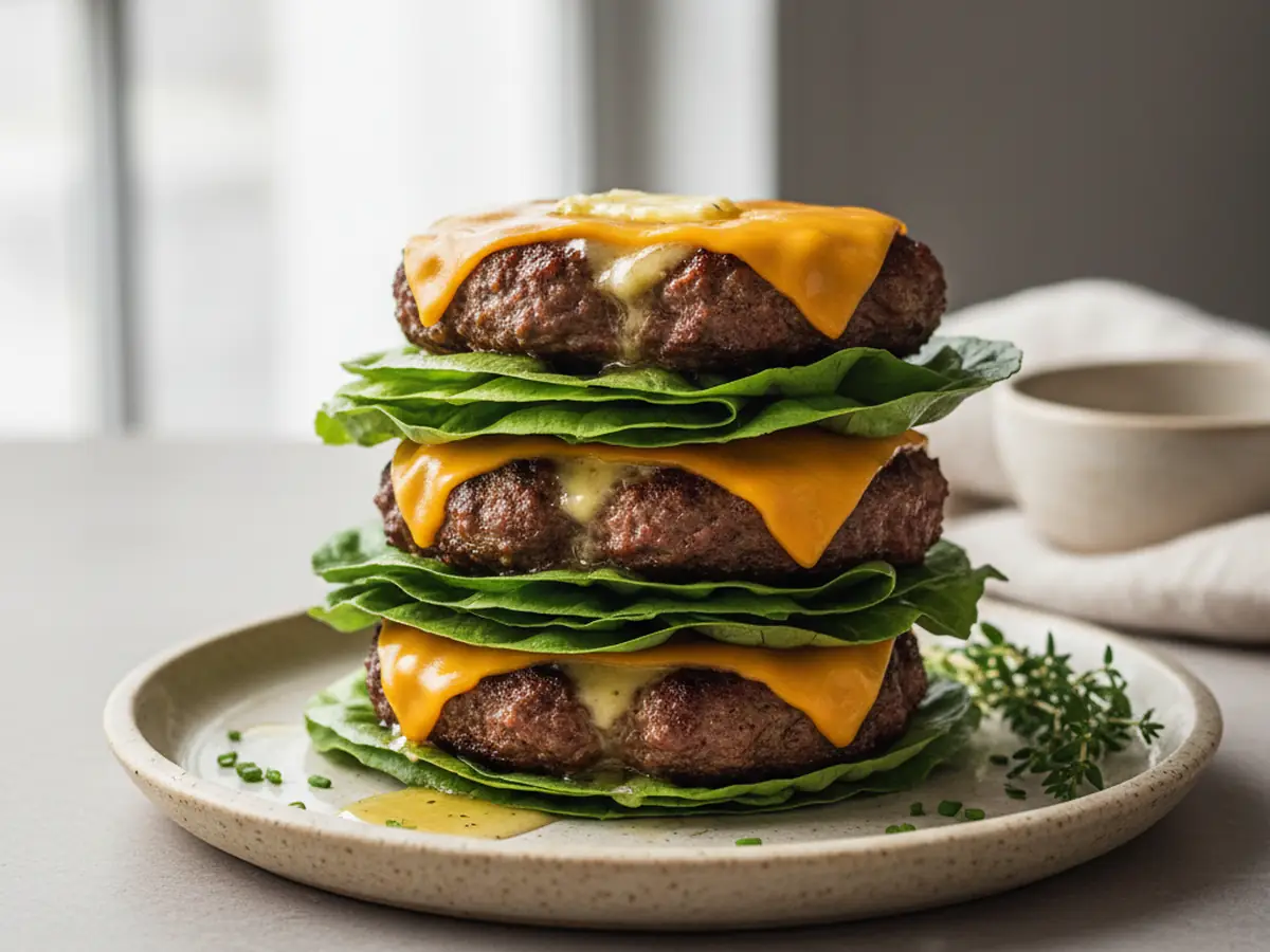 Bunless Butter Burgers
