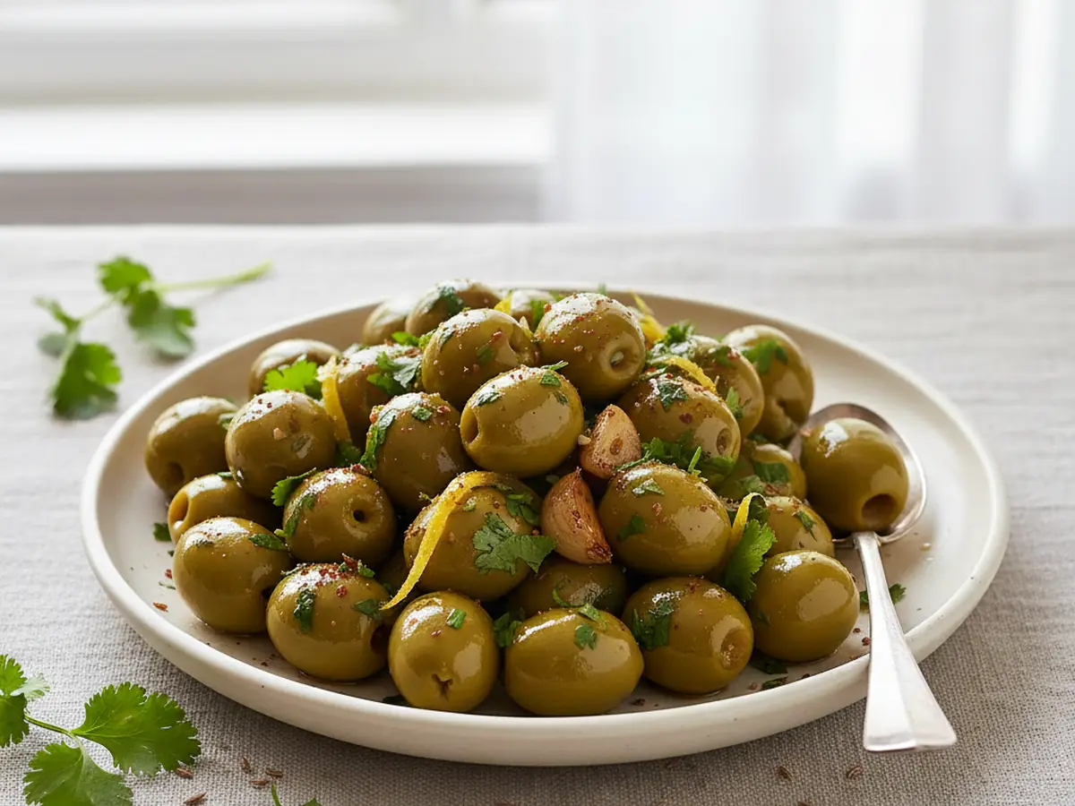 Moroccan-Style Spiced Olives