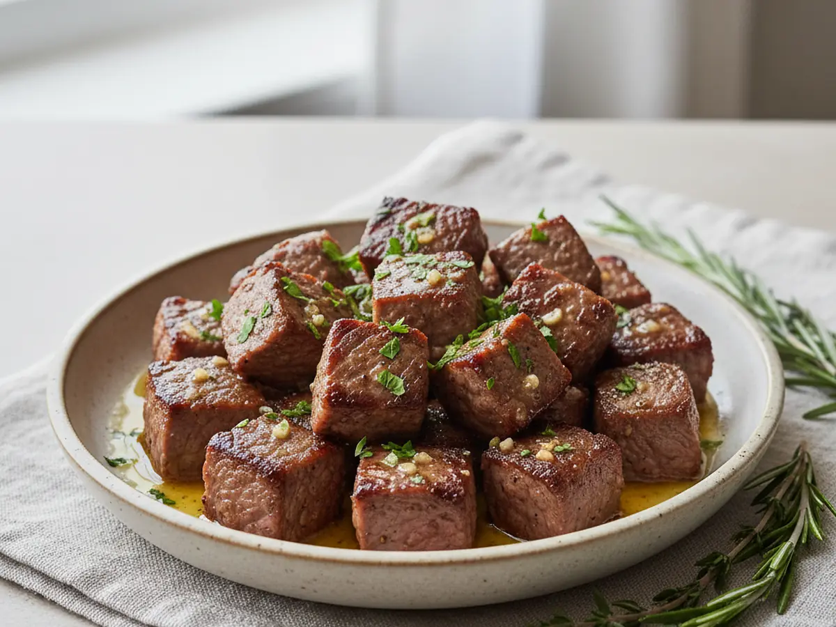 Garlic Butter Steak Bites