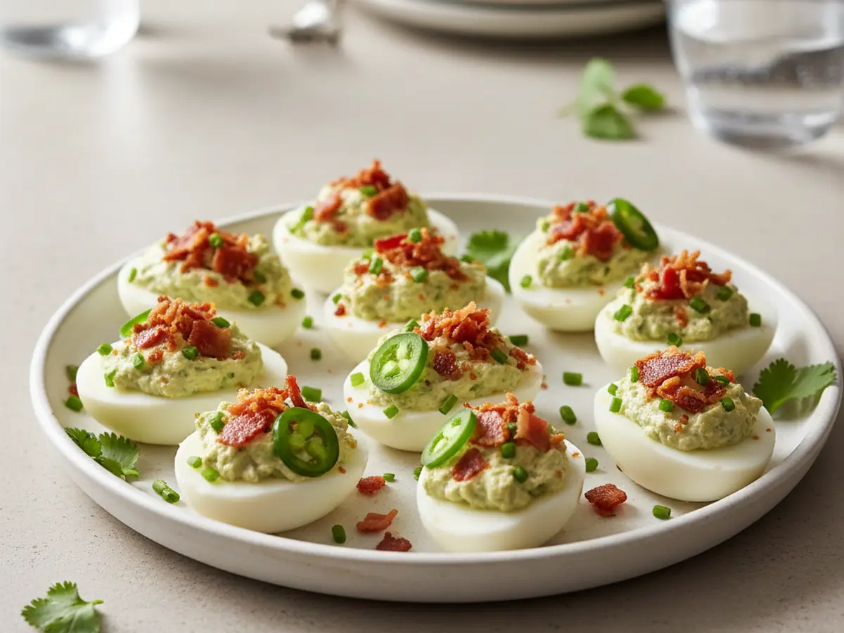 Jalapeño Popper Deviled Eggs