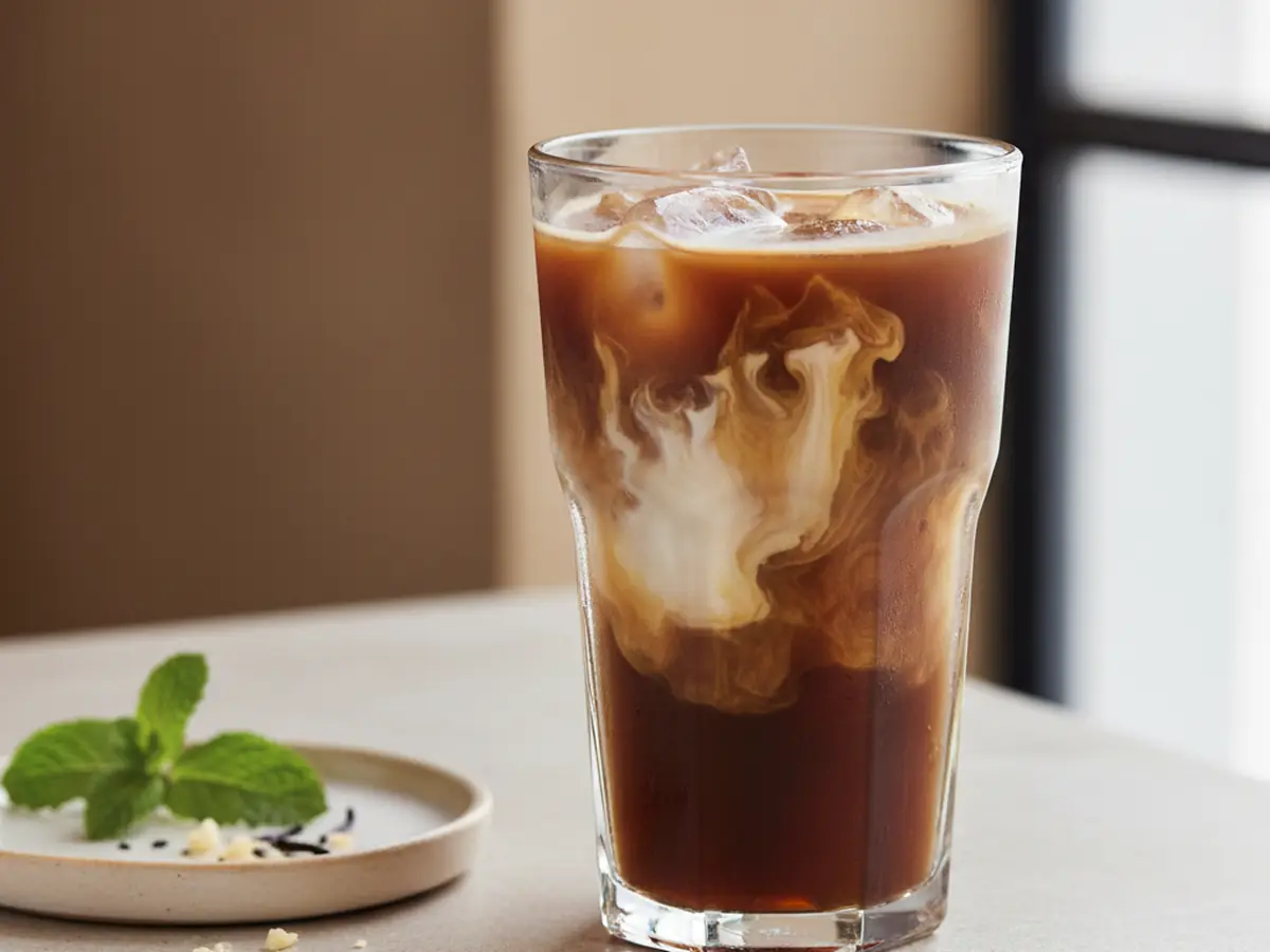 Creamy Vanilla Iced Coffee