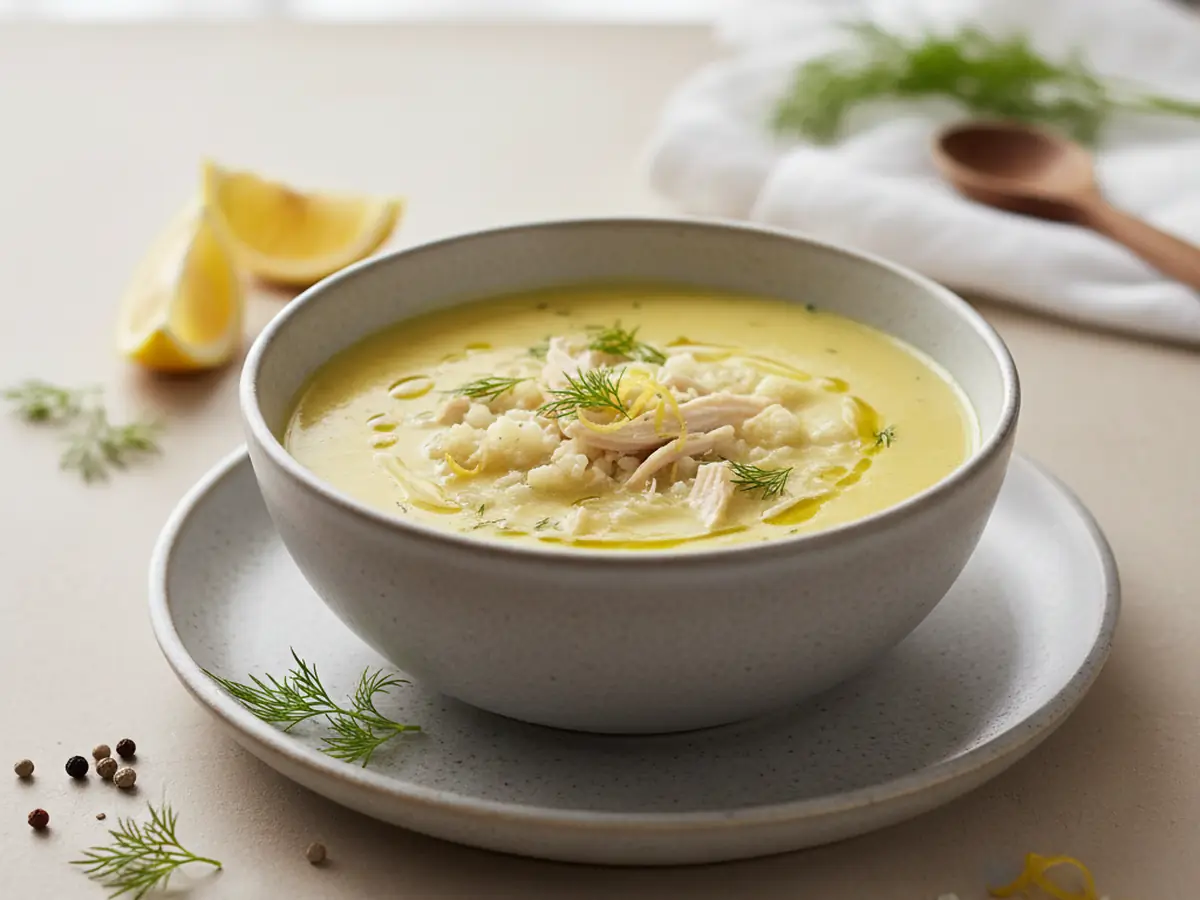 Avgolemono-Style Lemon Chicken Soup