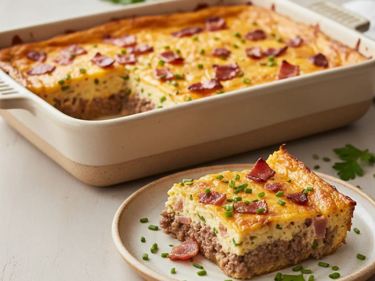 Bacon Cheeseburger Casserole