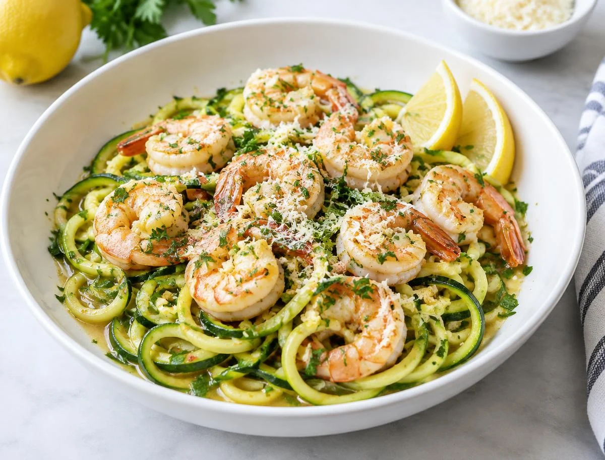 Shrimp Scampi with Zucchini Noodles