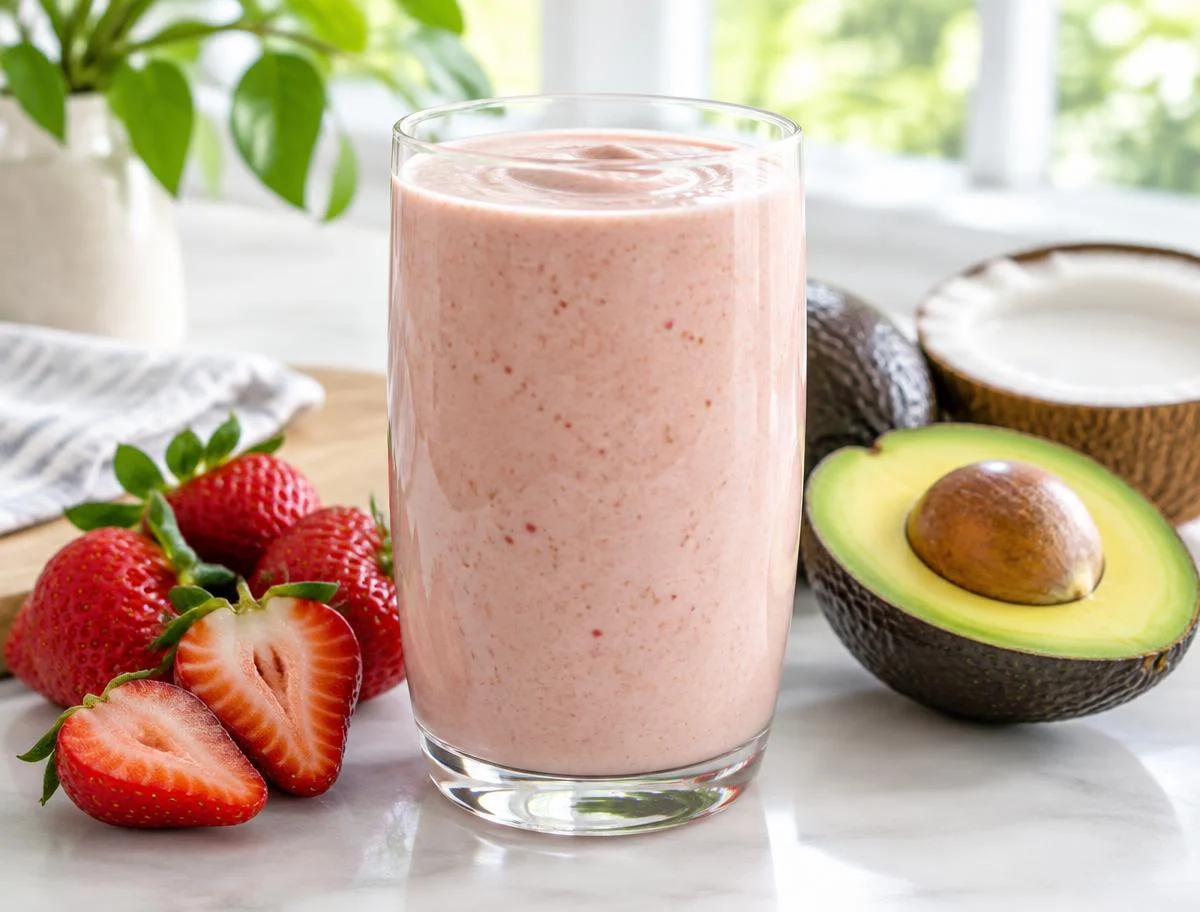 Strawberry Avocado Smoothie