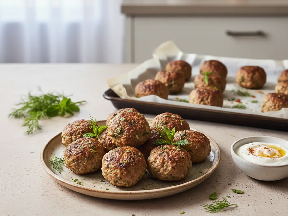 Greek Lamb Meatballs (Keftedes)