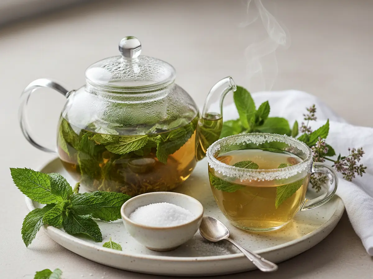 Moroccan-Style Fresh Mint Tea