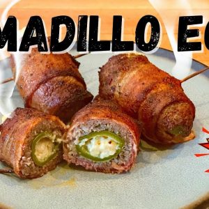 Armadillo Eggs - The Cheese Stuffed, Bacon and Sausage Wrapped, Smoked Jalapeños to Die For