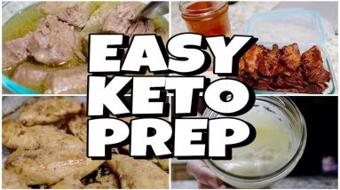 EASY KETO FOOD PREP | "My Mayo" & Proteins