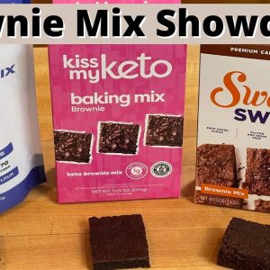 Keto Brownie Mix Showdown - Aviate vs Kiss My Keto vs Swerve