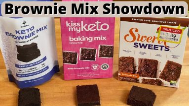 Keto Brownie Mix Showdown - Aviate vs Kiss My Keto vs Swerve