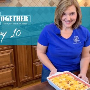 Keto Together: Day 10 - Meat-Crusted Quiche