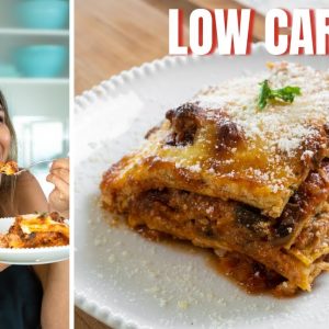 Best Low Carb Lasagna I've EVER TASTED! Keto Friendly