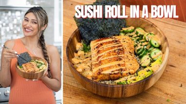 Low Carb Sushi Roll in a Bowl!