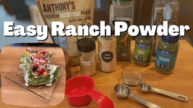 Buttermilk Ranch Powder - No Maltodextrin or MSG - Make Dressings, Dips, Rubs, etc.