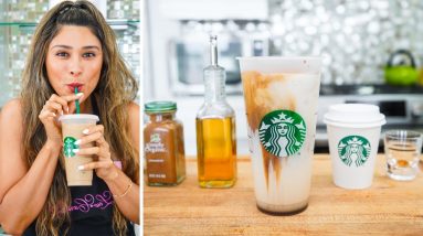 Starbucks Most Popular Drink! Iced Brown Sugar Oat Milk Shaken Espresso but Low Carb