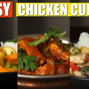 3 Easy Chicken Curry Dinners