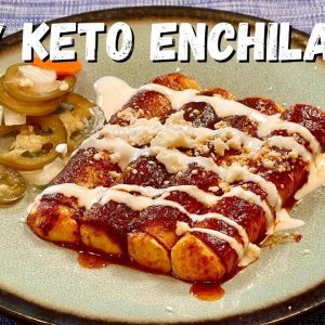 Super Easy 3 Ingredient Keto Enchiladas (plus 3 sauces compared for carbs and price)