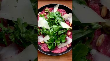 Would you eat raw beef? Try this beef carpaccio and you will see the light