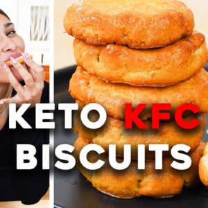 3 Ingredient Keto KFC Biscuits | Quick and Easy Recipe