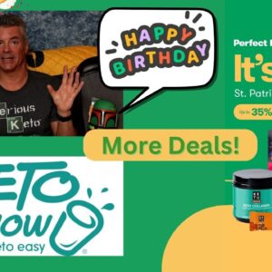 Perfect Keto Sale and Keto Chow Giveaway - Birthday Week Deals Continue