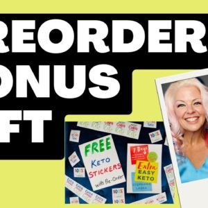 PreOrder Bonus Gift Extra Easy Keto