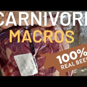 CARNIVORE  DIET  MACROS- How  To Eat High Fat