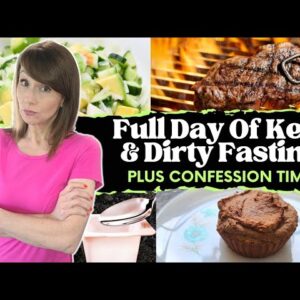 What I Eat In A Day | Keto & Dirty Fasting | PLUS Weight Gain!?!