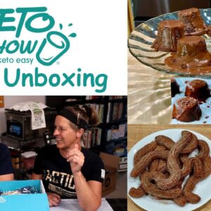 Keto Chow Unboxing plus Two Recipes (Churros and Chocolate Cake) - June 2023