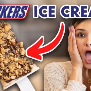 Healthy Snickers Ice Cream Bars | Low Calorie & Low Carb