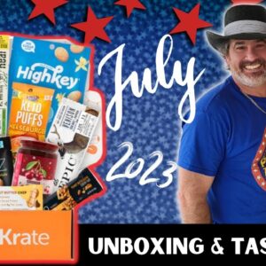 KetoKrate Unboxing & Taste Test | July 2023