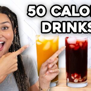 50 CALORIE DRINKS! 3 Dairy Free Low Carb Sugar Free Refreshing Teas