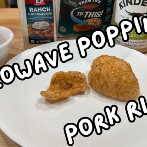 Pop-at-Home Pork Rind Follow-up - Microwaving and Getting Seasoning to Stick