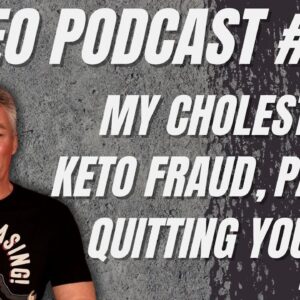 Video Podcast #167 - My Cholesterol, Keto Bakery Continued, Channels Quitting YouTube