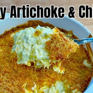 Cheesy Artichoke Heart and Green Chili Dip