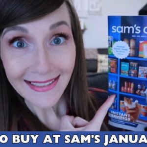 Massive Sam's Club Haul PLUS The Best January 2024 Deals