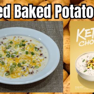 Loaded Baked Potato Soup - a Keto Chow Recipe