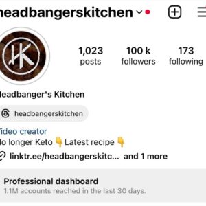 Celebrating 100k followers on Instagram
