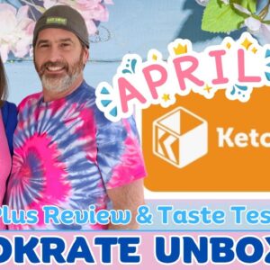 April Keto Krate Unboxing & Taste Test | FREE COOKIES😮