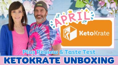 April Keto Krate Unboxing & Taste Test | FREE COOKIES😮