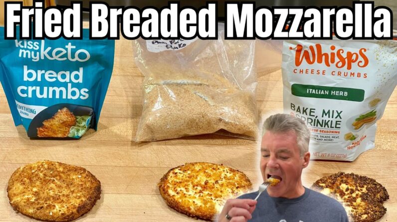 Fried Homemade Mozzarella PLUS 3 Different Breading Options Compared