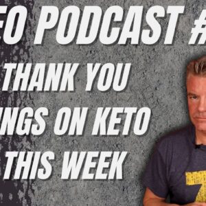 Video Podcast #177 - Thankful for You All, Dealing with Cravings, 300K This Week, Shorts Maybe...
