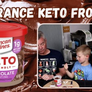 Clearance Keto - Duncan Hines Keto Chocolate Frosting Review