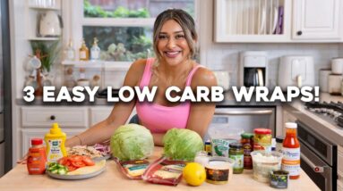 3 High Protein Wrap Ideas! Perfect for Meal Prep, Low Carb, Keto