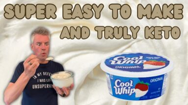 It's So Easy to Make this TRULY Keto Cool Whip Clone - less than .5g TOTAL carbs per 3TB