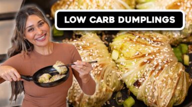 Made With a Secret Ingredient! Low Carb Dumplings I 30g Protein