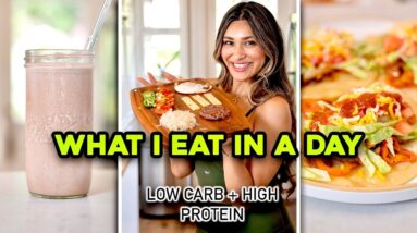 What I Eat To Lose Weight and Fat! Low Carb, High Protein and Healthy Meals