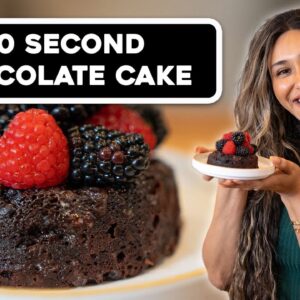 Chocolate Cake in 90 Seconds!? Low Carb, Keto and Weight Loss Friendly!