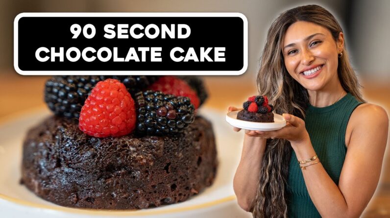 Chocolate Cake in 90 Seconds!? Low Carb, Keto and Weight Loss Friendly!